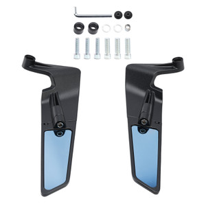 2013-2023 MV Agusta Brutale 800/RR 1100 RR Motorcycle Wind Wing Adjustable Swivel Mirror Black Blue Generic