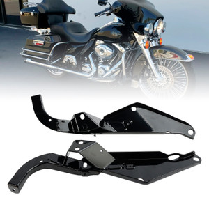 1996-2013 Harley Touring Electra Glide FLHT Head Fairing Support Mount Brackets Black Generic