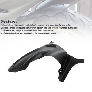 Rear Fender Mudguard Fairing Black For Yamaha T-MAX 530 17-19 T-MAX 560 20-23