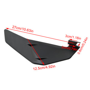 2023 Honda XL750 Transalp Windshield Plate Side Panels Black Generic