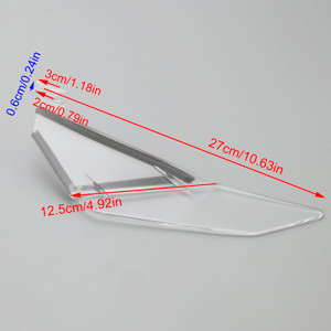 2023 Honda XL750 Transalp Windshield Plate Side Panels Clear Generic
