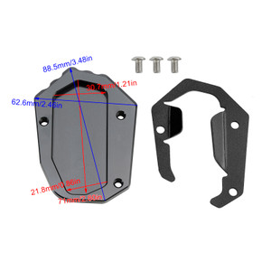2024+ BMW R1300 Kickstand Side Stand Extension Pad Black Generic