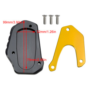 2020-2023 Suzuki V-Strom DL1052XT Kickstand Enlarge Plate Pad Gold Generic