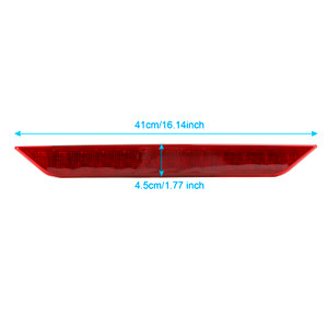 2008-2013 Nissan X-TRAIL T31 High Level Brake LED Light Rear Third Stop Lamp 26590JG00F Red Generic