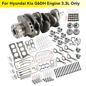 2013-2019 Hyundai Santa Fe 3.3L Engine Rebuild Overhaul Kit w/ Crankshaft Rods Timing 21020-3C410 23110-3CFA0 Generic