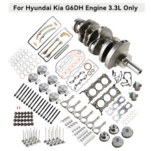 2013-2019 Hyundai Santa Fe 3.3L Engine Rebuild Overhaul Kit w/ Crankshaft Rods Timing 21020-3C410 23110-3CFA0 Generic