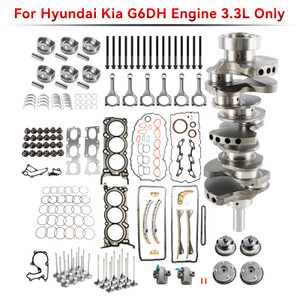 2013-2019 Hyundai Santa Fe 3.3L Engine Rebuild Overhaul Kit w/ Crankshaft Rods Timing 21020-3C410 23110-3CFA0 Generic