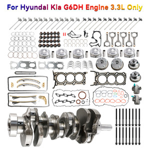 2013-2017 Hyundai Azera 3.3L Engine Rebuild Overhaul Kit w/ Crankshaft Rods Timing 21020-3C410 23110-3CFA0 Generic