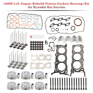2011-2019 KIA Sorento Sedona 3.3L Engine Rebuild Pistons Gaskets Bearings Kit 209103CP00 230413CFA0 Generic