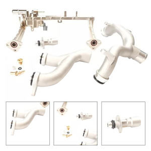 Jaguar XE XF XJ F-Type Upgraded Metal Coolant Water Pipe System Kit 3.0 LR109401 LR041788 Generic