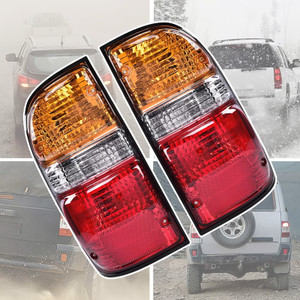 2PCS Rear Tail Lights Lamps For Toyota Tacoma 2001-2004 W/Bulbs