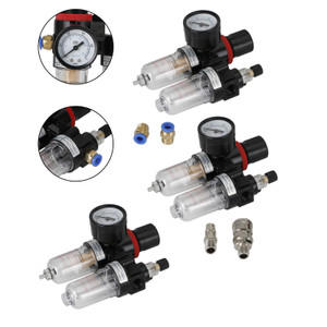 AFC-2000 Pneumatic Air Compressor Filter Regulator Moisture Trap Pressure Gauge
