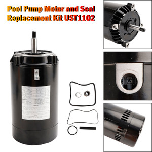 Pool Pump Motor and Seal Replacement Kit UST1102 For Hayward Max Flow,Super Pump