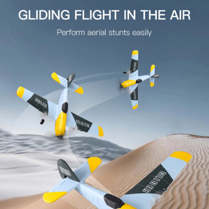 RC Plane 3Channel BF-109 Airplane Toys 2.4GHZ 6-Axis Gyro Plane With 2 Batteries