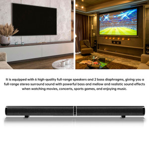 Detachable Surround Sound Bar Wireless Subwoofer 2 Speaker System Home Theater