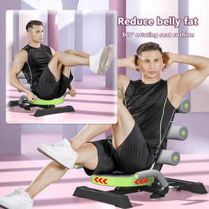 Ab Machine, Sit Up Bench, Abs Exerciser Equipment,Abdominal Portable Workout Crunch Core Fitness Workout Gym Fitness Machine