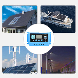 10A PWM Solar Charge Controller PV Regulator For Lifepo4 Lithium Lead Acid Gel