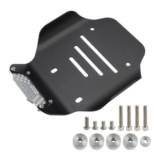 2021-2024 Moto Guzzi V7 & V9 Aluminum Sump Guard Skid Bash Plate Protection Silver Generic