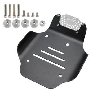 2021-2024 Moto Guzzi V7 & V9 Aluminum Sump Guard Skid Bash Plate Protection Silver Generic