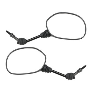 1998- Piaggio NRG Rearview Mirrors Left and Right M8x1.25 271018 Black Generic