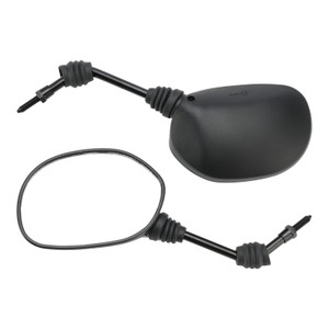 1984 Piaggio Typhoon 80 Rearview Mirrors Left and Right M8x1.25 271018 Black Generic