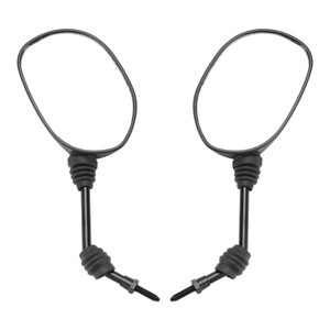 Before 1999 Piaggio Zip SSL 25 Rearview Mirrors Left and Right M8x1.25 271018 Black Generic