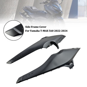 2022-2024 Yamaha T-MAX 560 Side Frame Cover Panels Fairing Cowls Matte Black Generic