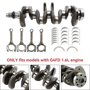 2012-2017 Hyundai Accent Kia Rio Soul G4FD 1.6L Engine Crankshaft & Rods & Bearing 20910-2BB03 Generic