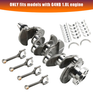 2010- Hyundai Elantra Forte KIA G4NB 1.8L Engine Crankshaft & Rods & Bearings Set 230402E000 Generic