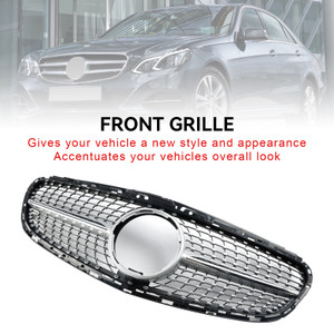 2013-2016 Mercedes Benz E-Class W212 Facelift Diamond Front Bumper Grille Generic
