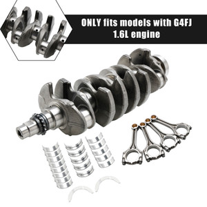 2011-2022 Hyundai Sonata Tucson Veloster Lafesta Mistra G4FJ 1.6L Crankshaft & Connecting Rods & Bearings Generic