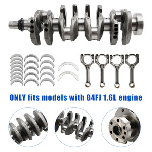 2012- Kia Ceed Forte/K3 Soul Sportage Seltos G4FJ 1.6L Crankshaft & Connecting Rods & Bearings Generic