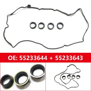 LANCIA ALFA ROMEO FIAT Jeep RENEGADE 1.4T Rocker Cover Gasket Spark Plug Seal 55233643 55233644 Generic
