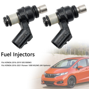 2016-2021 HONDA PIONEER 1000 SXS1000 M3 M5 2Pcs Fuel Injectors 16450-HL4-003 Generic