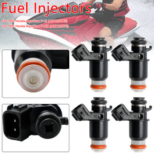 2003-2007 Honda AquaTrax F12 F12X 02-07 R12 R12X 4Pcs Fuel Injectors 16450-HW1-672 Generic