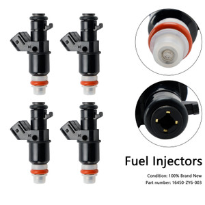 HONDA outboard 4 stroke BF135 BF150 BF200 BF225 BF250 4Pcs Fuel Injectors 16450-ZY6-003 Generic