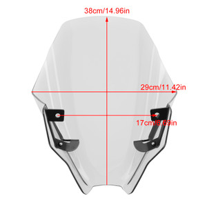2023-2024 Suzuki GSX-8S 1Pcs Windshield Clear Generic