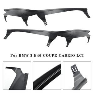 2003-2006 BMW 3 E46 COUPE CABRIO LCI L+R Pair Upper Headlight Cover Strip Set 63126934751 Generic