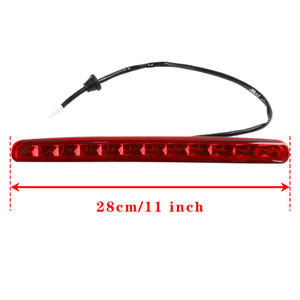 2009-2018 FIAT 500 CONVERTIBLE Rear High Mount Brake Stop Light Lamp 77365246 Generic