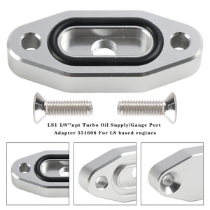 LS based engines LS1 1/8"npt Turbo Oil Supply/Gauge Port Adapter 551608 Generic