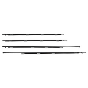 2001-2005 Honda Civic 4pcs Weatherstrip Window Seal 72410S5A003 Generic