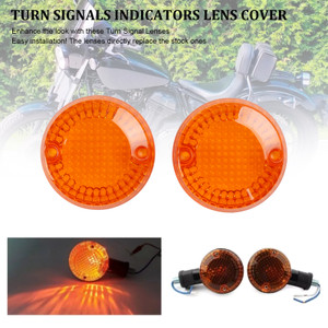 2013-up Yamaha XVS 950 SPEC BOLT Front/Rear Turn Signals Lens Cover Yellow Generic