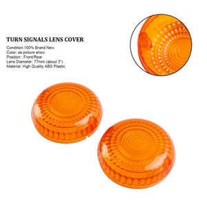 Yamaha V-Star1100 XVS650 Road Star Front/Rear Turn Signals Lens Cover Yellow Generic