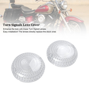 Yamaha V-Star1100 XVS650 Road Star Front/Rear Turn Signals Lens Cover Clear Generic