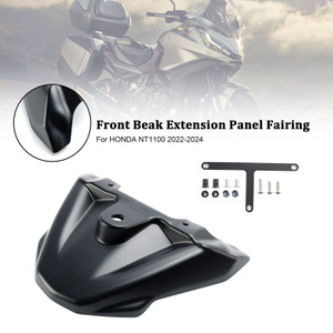 2022-2024 HONDA NT1100 Front Beak Extension Nose Panel Fairing Black Generic