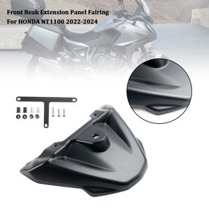 2022-2024 HONDA NT1100 Front Beak Extension Nose Panel Fairing Black Generic