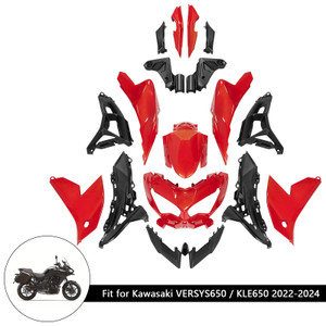 2022-2024 Kawasaki VERSYS 650 KLE Injection ABS Bodywork Fairing Kit Generic