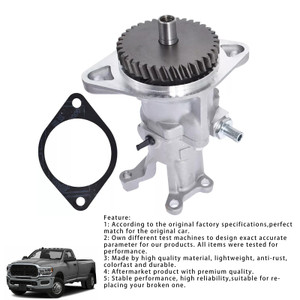 1994-2002 Dodge Ram 2500 3500 Gear Driven Mechanical Vacuum Pump w/ Gasket Generic