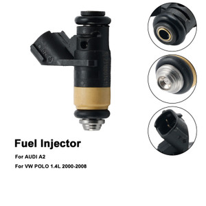 2000-2008 Audi A2 Fit VW Polo 1.4L 1PCS Fuel Injector 036906031M Black Generic