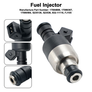 1985-1994 CHEVROLET BERETTA CAMARO CAVALIER CELEBRITY CORSICA LUMINA 1PCS Fuel Injector 5235136 Silver Generic